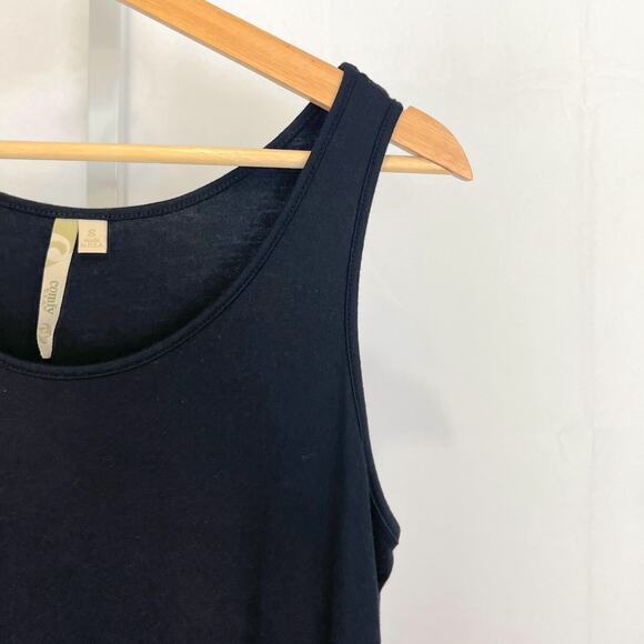 COMFY USA Marsha Sleeveless Tunic Tank Top M617 Modal Jersey Black Size S - Picture 4 of 8